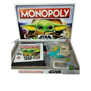 Star Wars Mandalorian‎ Monopoly Board Game By Hasbro Gaming Age 8+